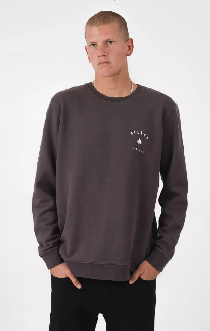 Afends Mens Threads - Crew Neck Sweat