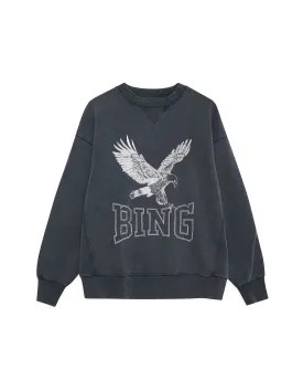 ALTO SWEATSHIRT RETRO EAGLE - WASHED BLACK