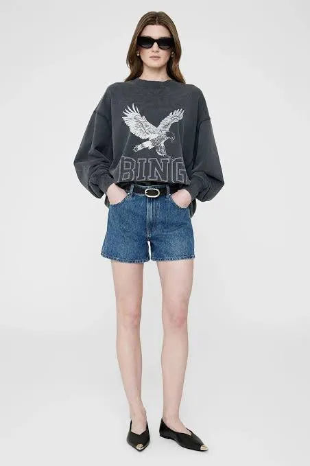 ALTO SWEATSHIRT RETRO EAGLE - WASHED BLACK