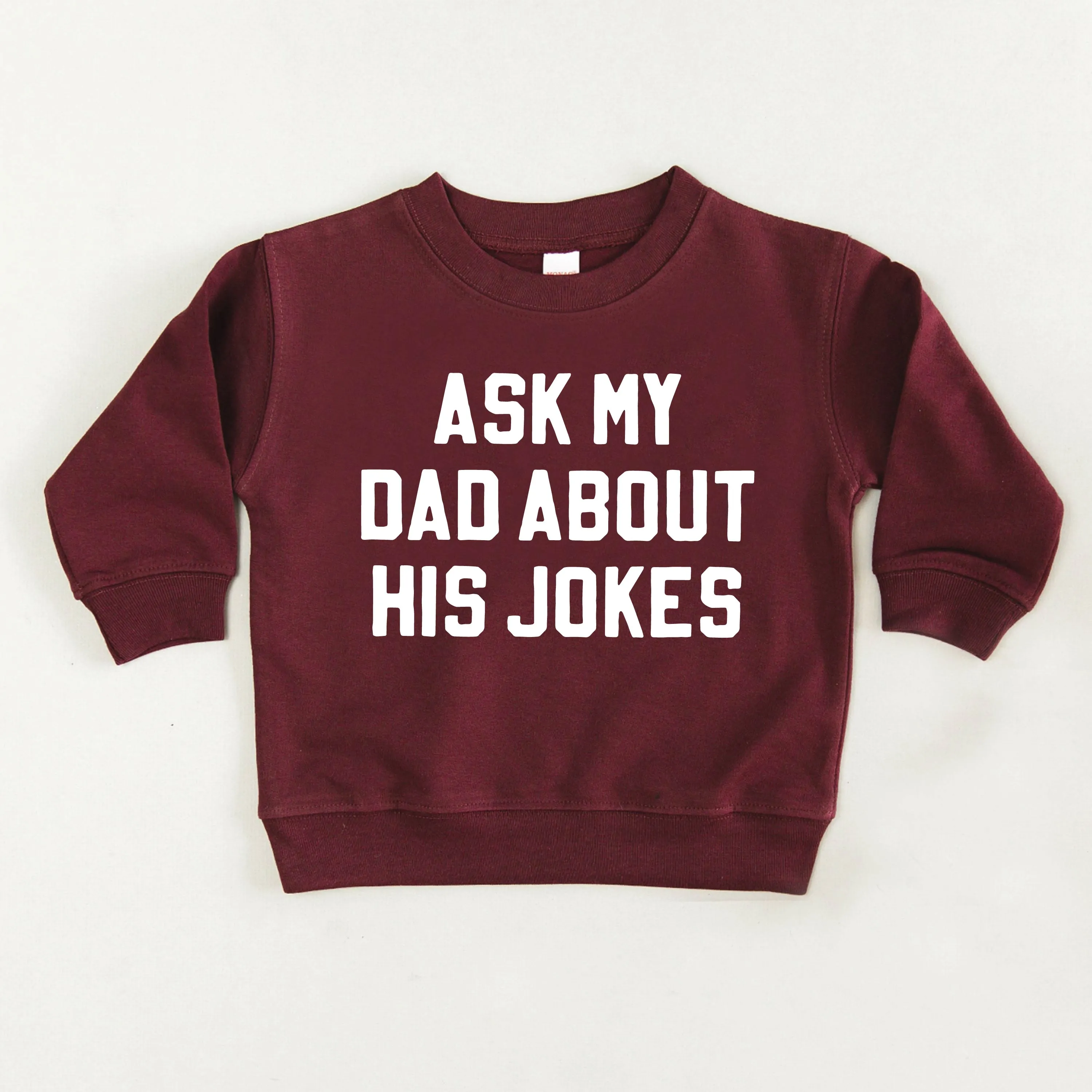 Ask My Dad About His Jokes - Child Sweater