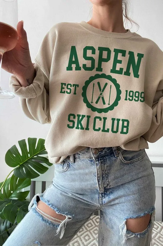 ASPEN SKI CLUB GRAPHIC SWEATSHIRT