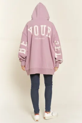 BE YOUR SELF SWEATSHIRT in Lavender or Ash