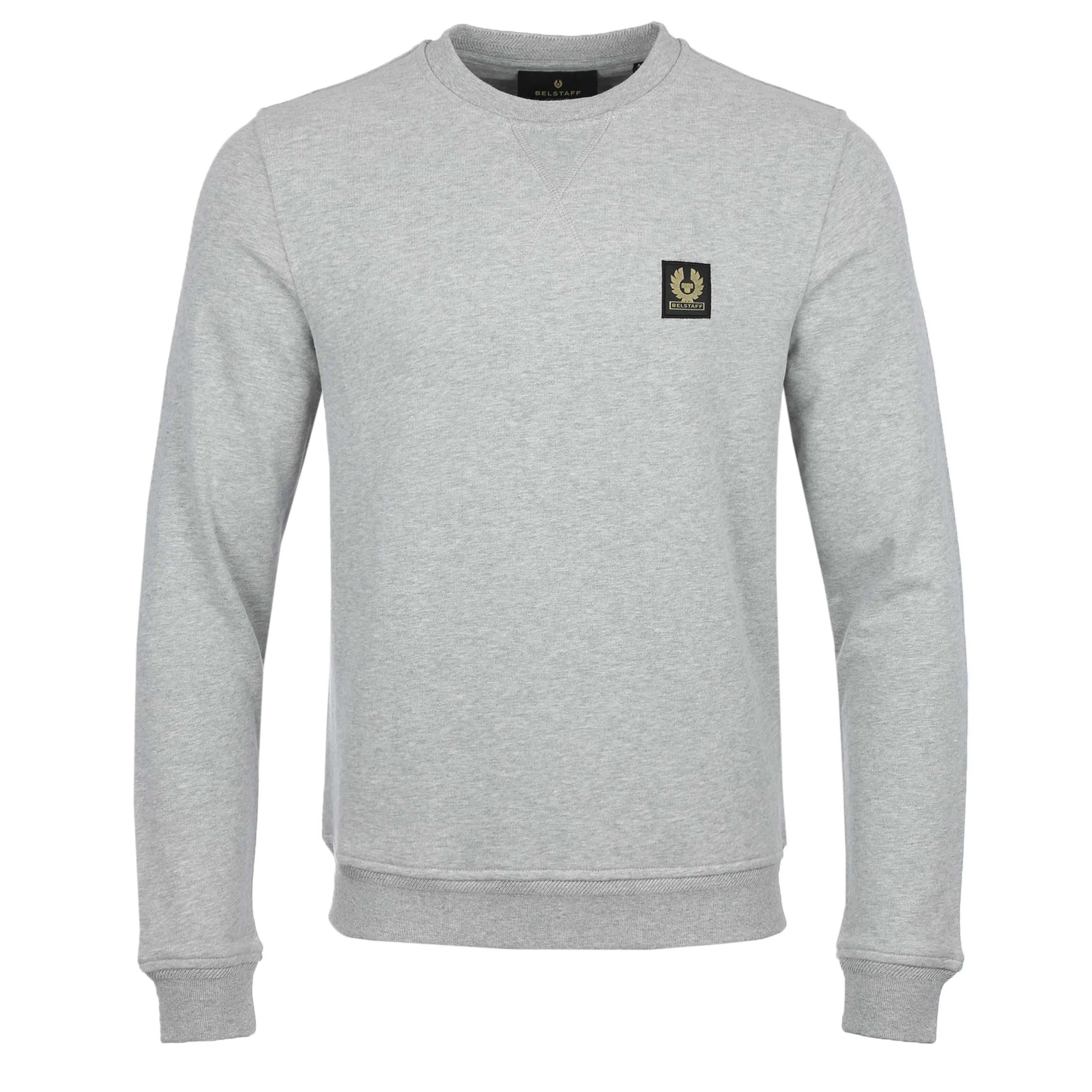 Belstaff Classic Sweat Top in Grey Melange