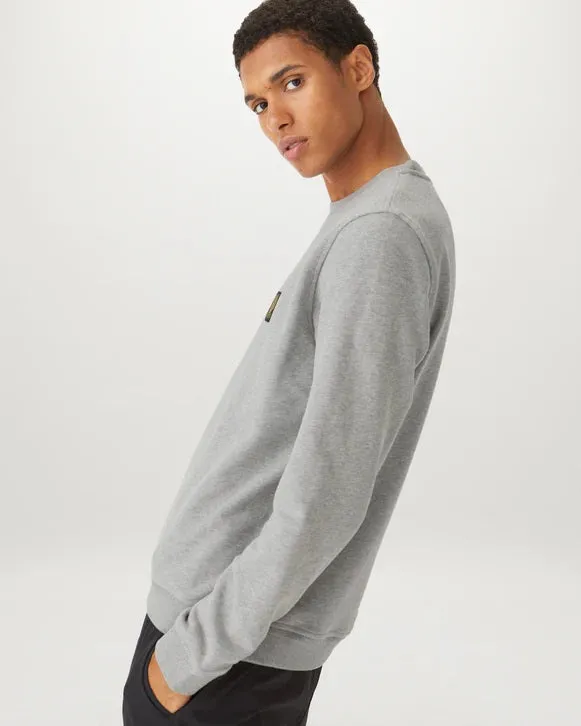 Belstaff Classic Sweat Top in Grey Melange