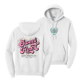 Beta White Sweetheart Hoodie