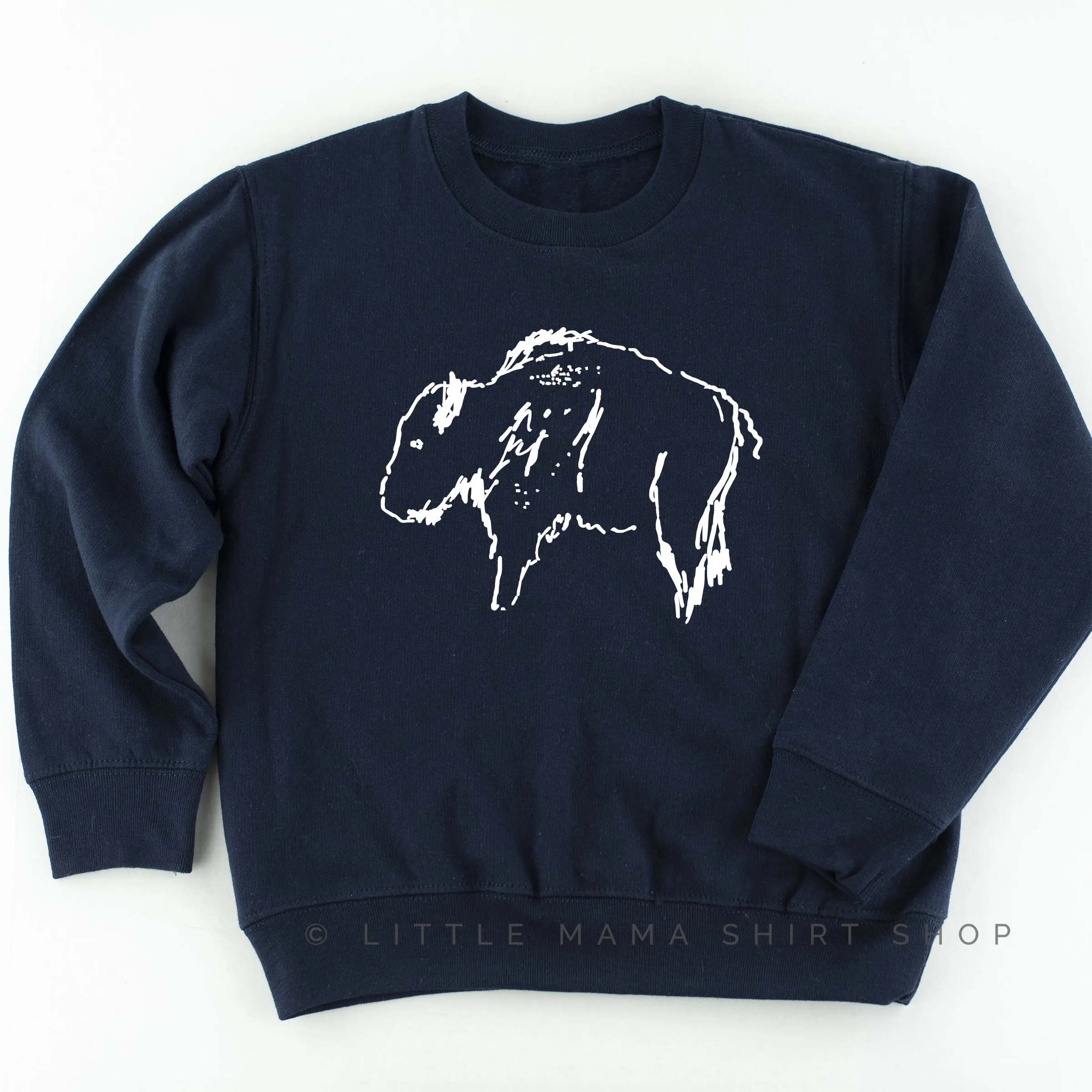 Buffalo - Hand Drawn - Child Sweater