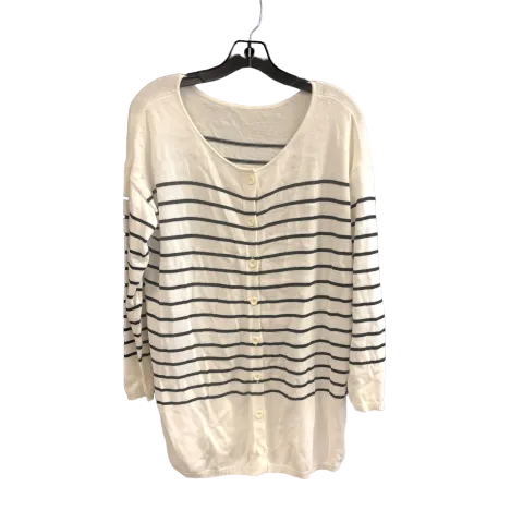 Cardigan By Cmc In Striped Pattern, Size: S