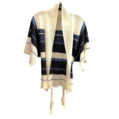 Cardigan By Lucky Brand In Striped Pattern, Size: Xs