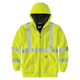 Carhartt ANSI Class 3 Loose Fit Midweight Full Zip Hi-Vis Sweatshirt