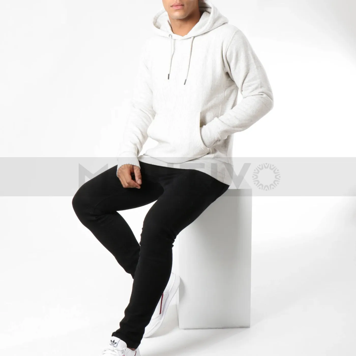 Celio Melourd Heather Beige Hoodie