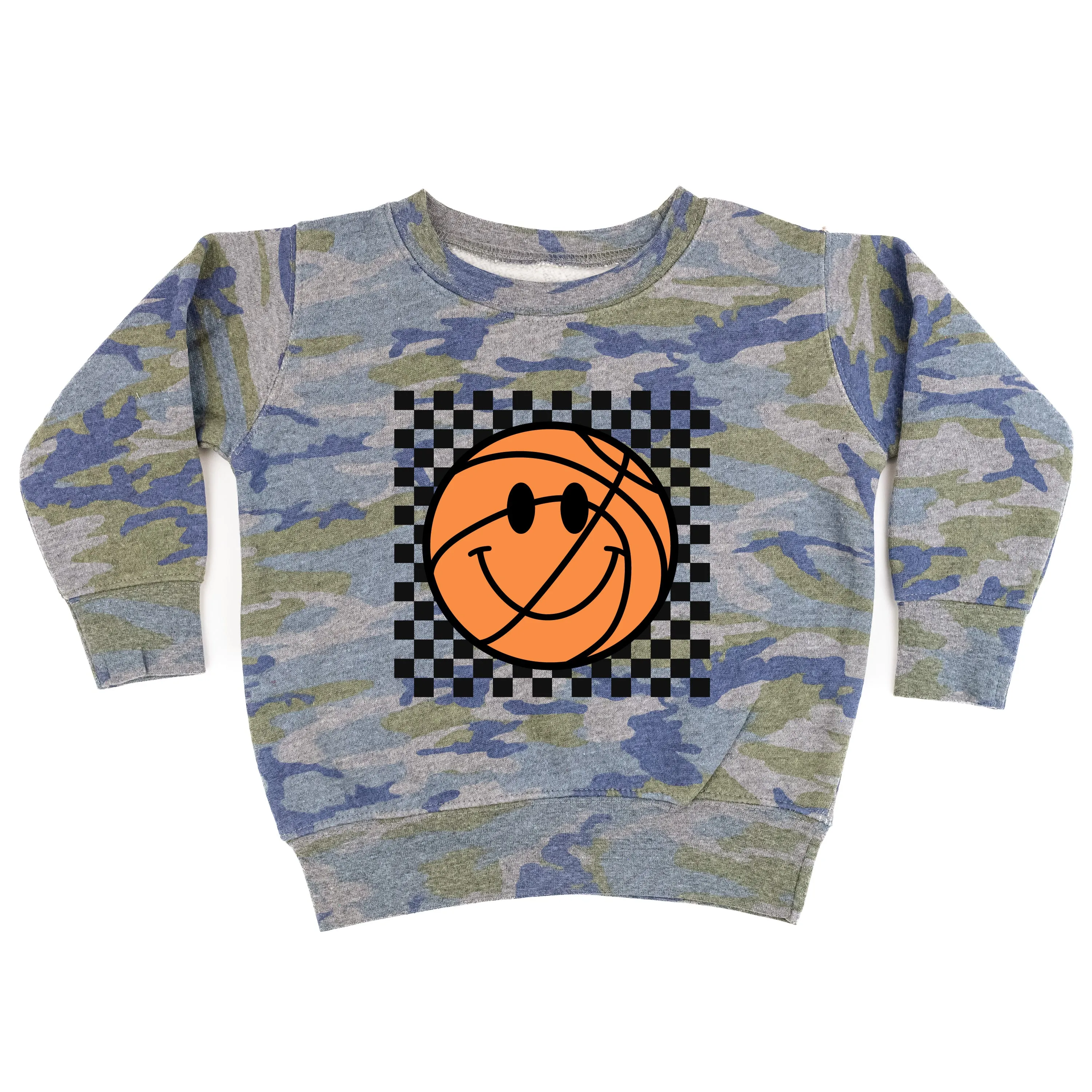 Checkers Smiley - Basketball - Child Sweater