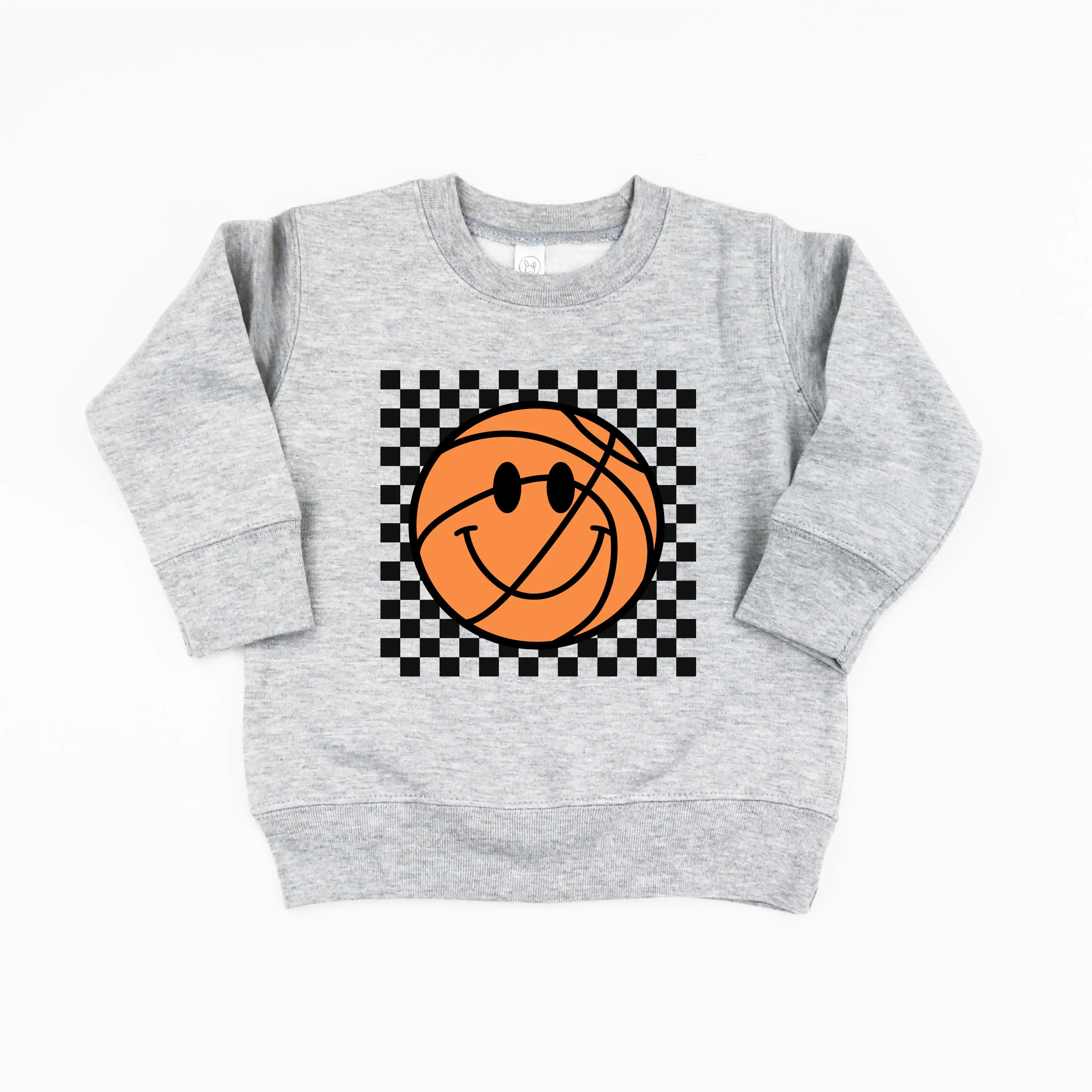 Checkers Smiley - Basketball - Child Sweater