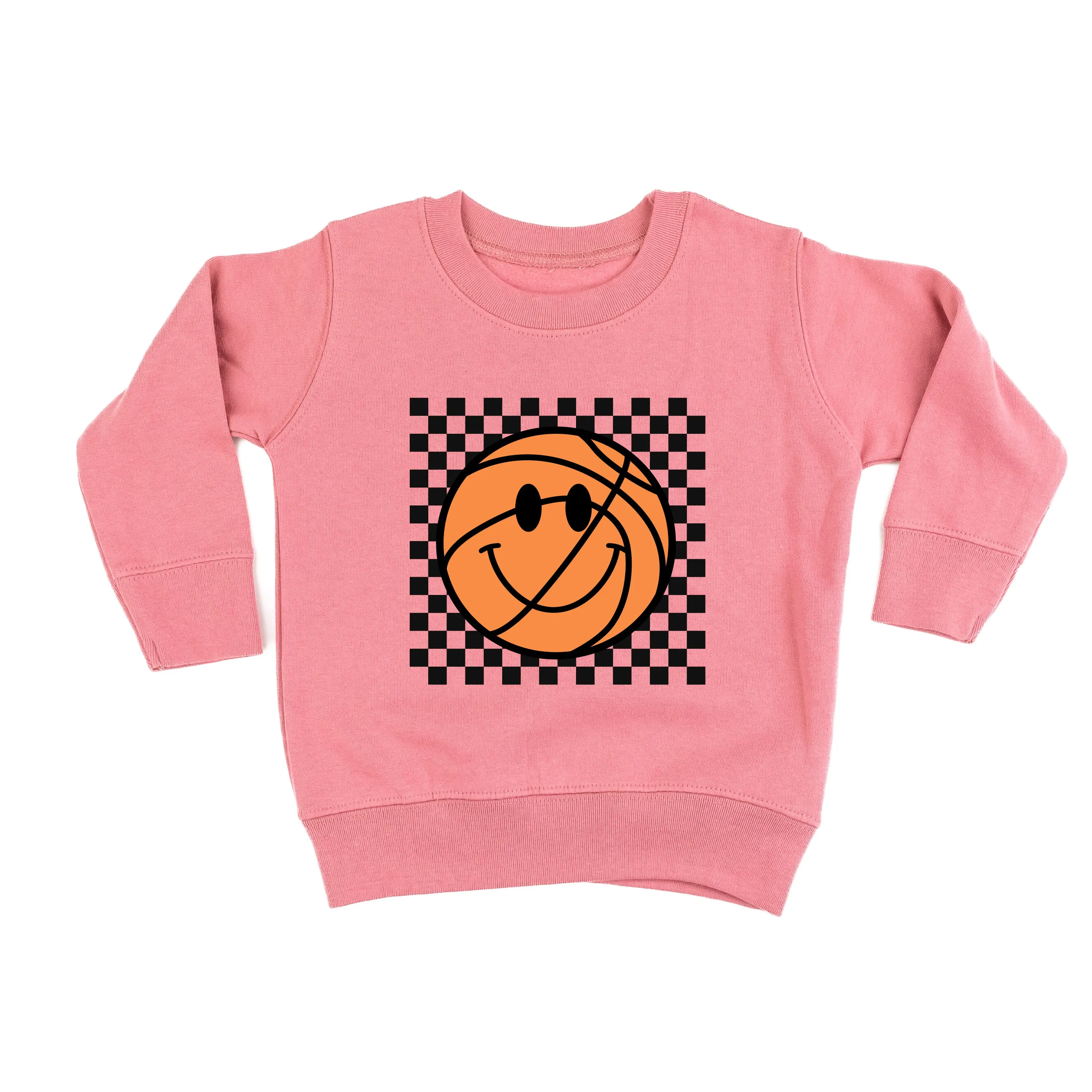 Checkers Smiley - Basketball - Child Sweater