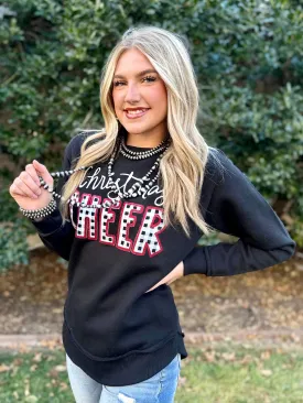 Christmas Cheer Poncho Sweatshirt by Texas True Threads