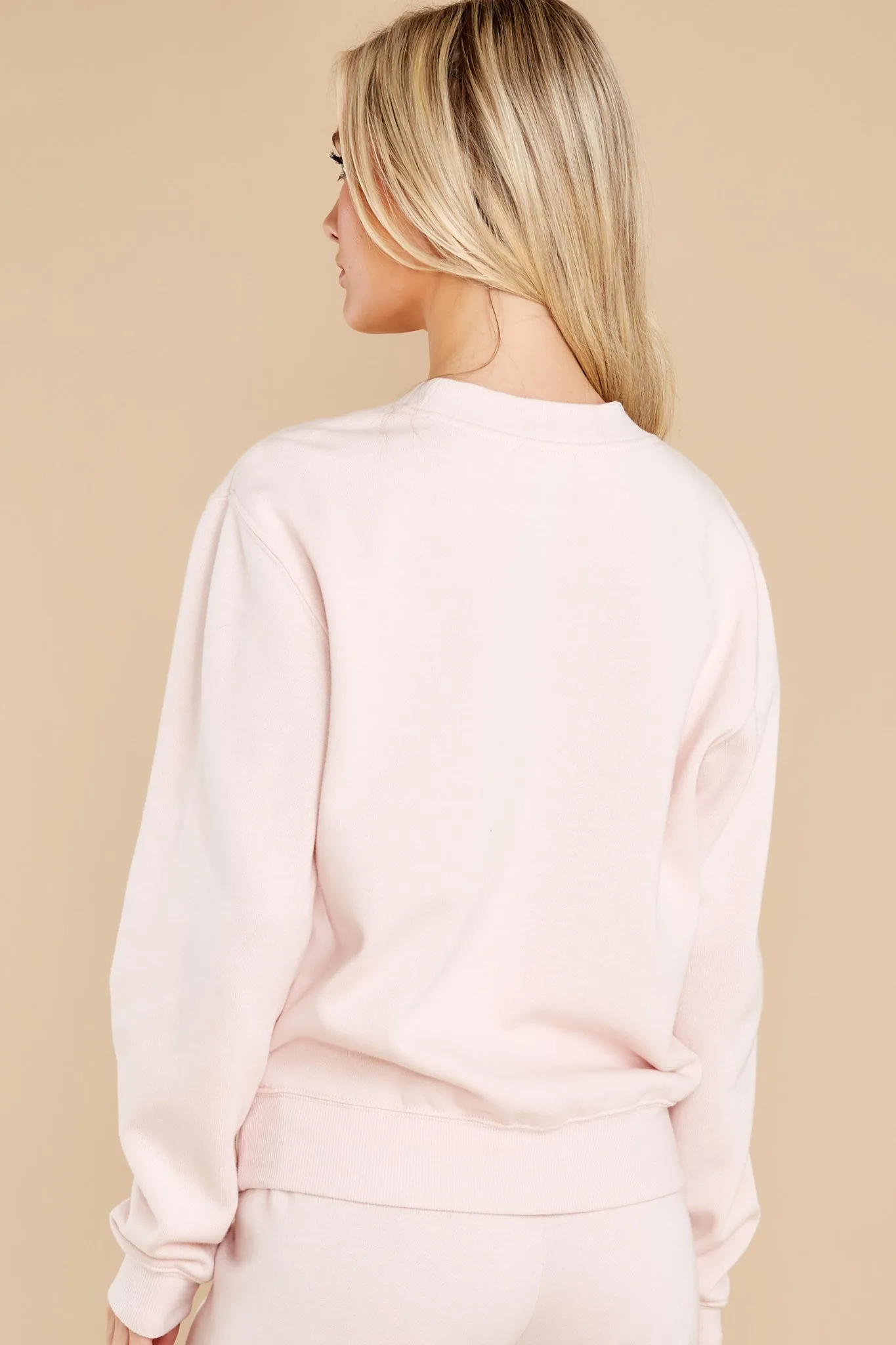 Classic Pink Sky Crew Sweatshirt