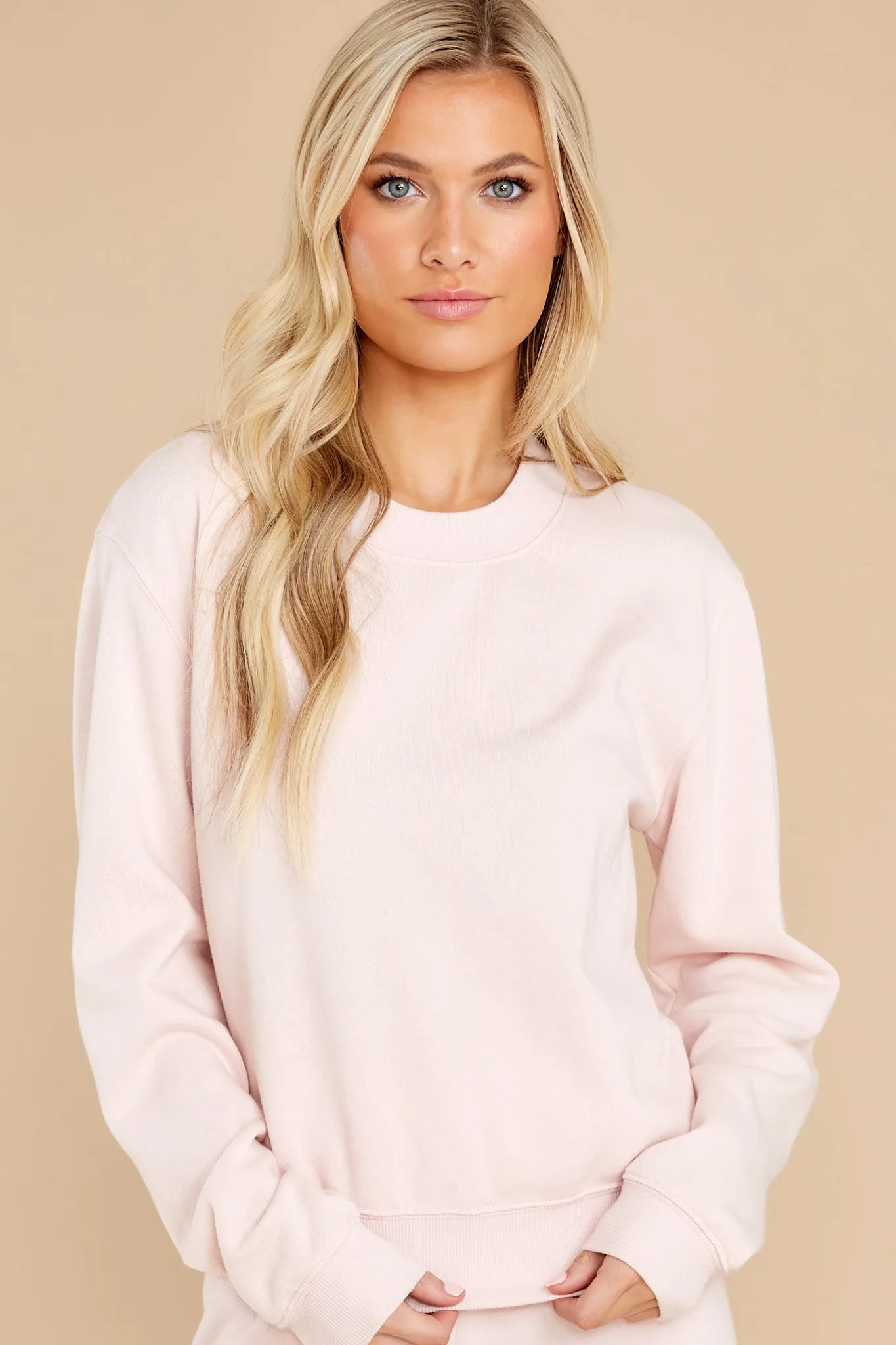 Classic Pink Sky Crew Sweatshirt