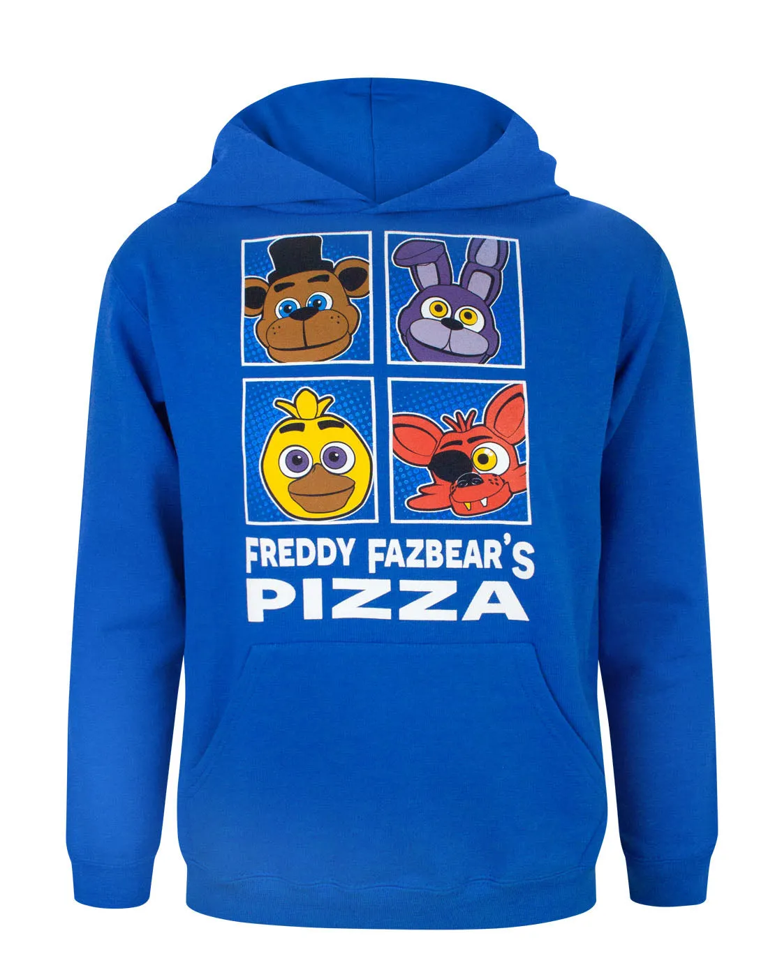 Five Nights At Freddy's Panels Blue Boy's Hoodie