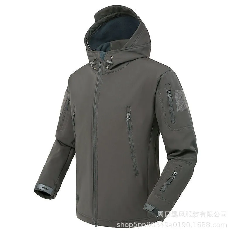 FLEECE JACKET WATERPROOF AND WINDPROOF THREE IN ONE WARM MOUNTAINEERING JACKET