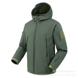 FLEECE JACKET WATERPROOF AND WINDPROOF THREE IN ONE WARM MOUNTAINEERING JACKET