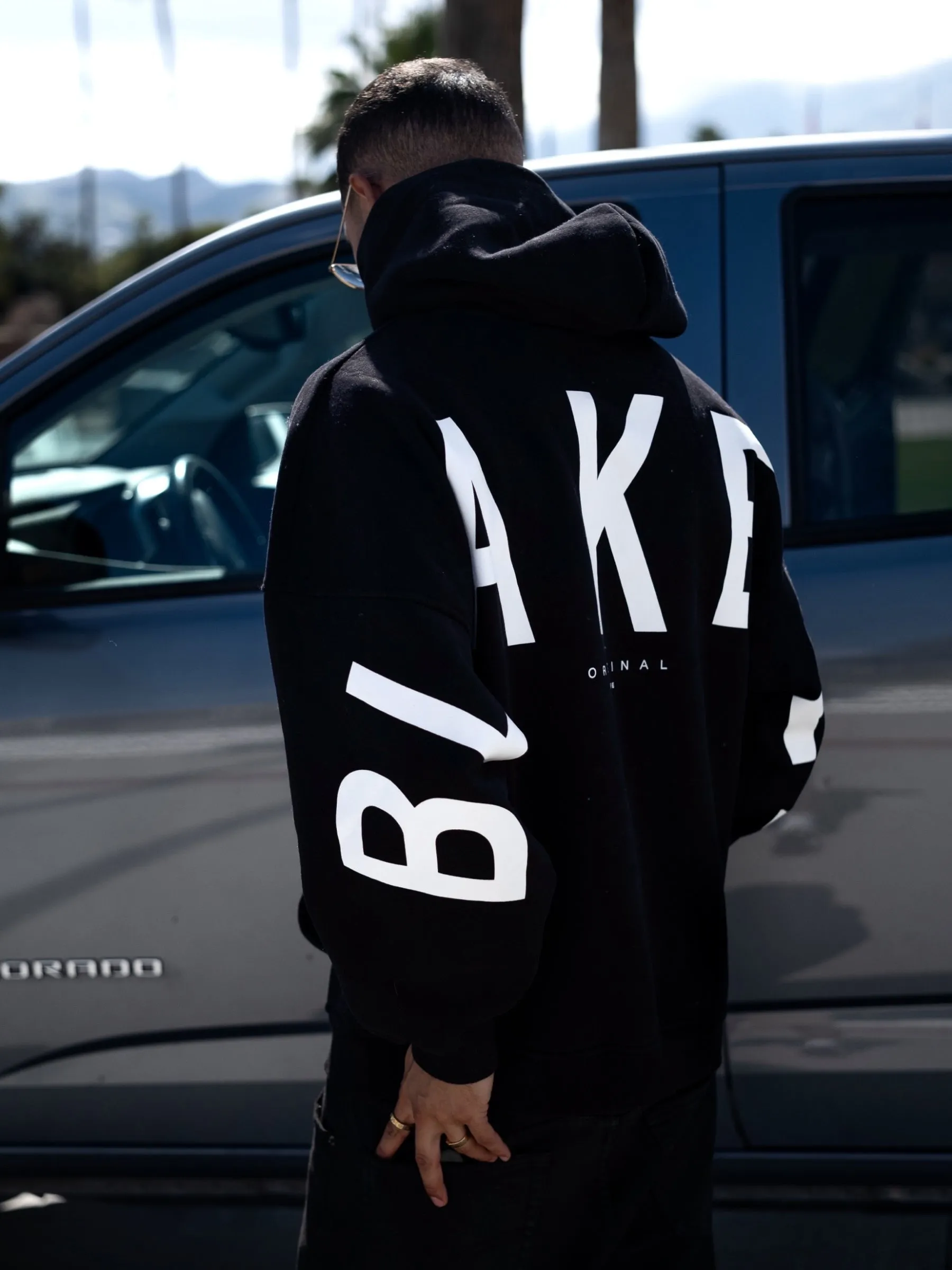 Idris Oversized Hoodie - Black