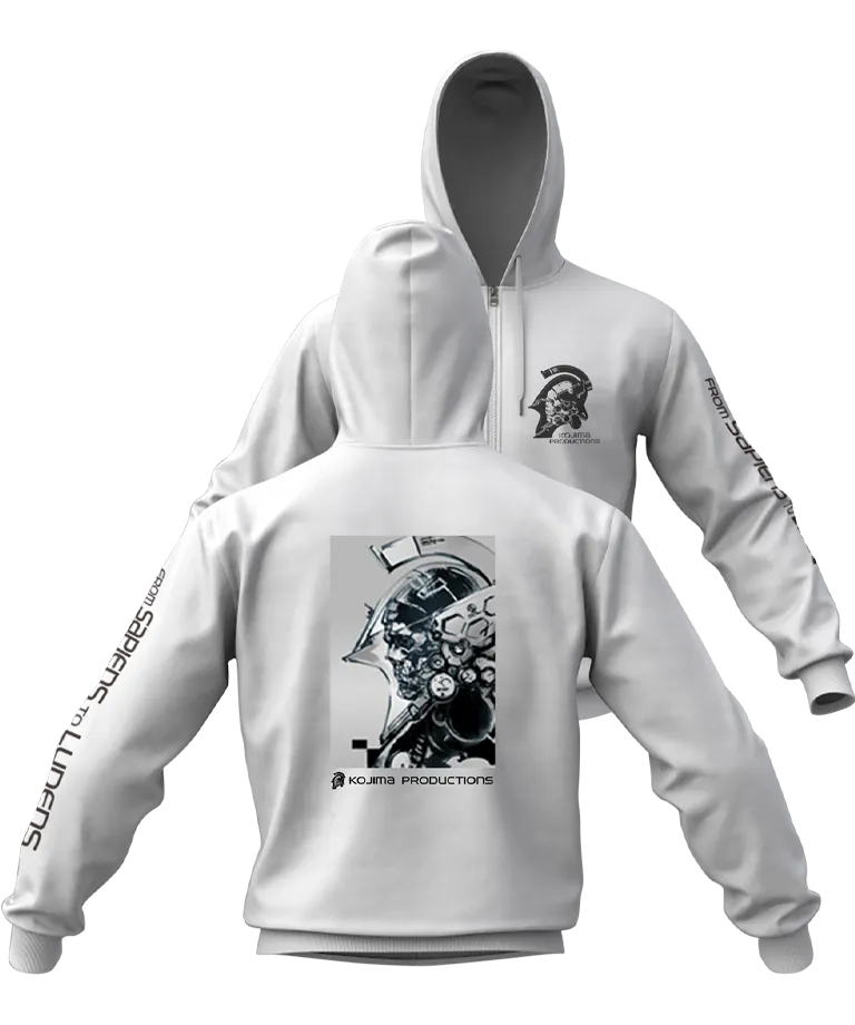 KOJIMA PRODUCTIONS LUDENS III Art Zip Hoodie