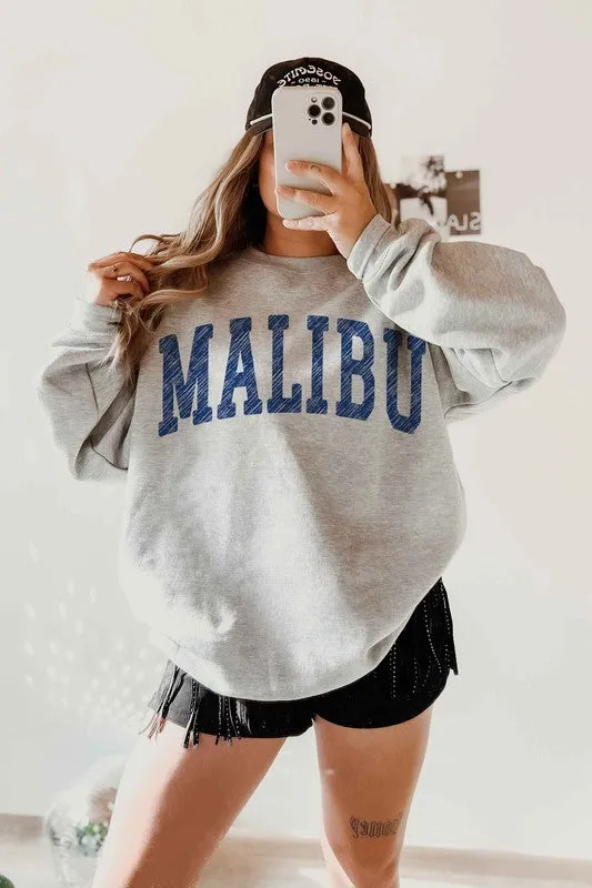 MALIBU CALIFORNIA GRAPHIC SWEATSHIRT