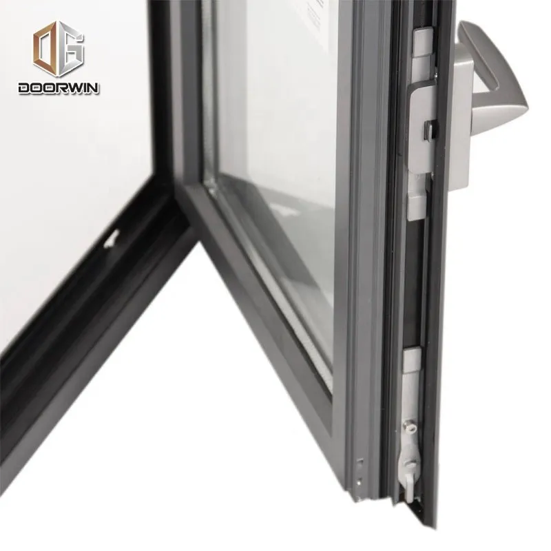 New Jersey cheap high quality double glass thermal insulated aluminum window NAMI made in China