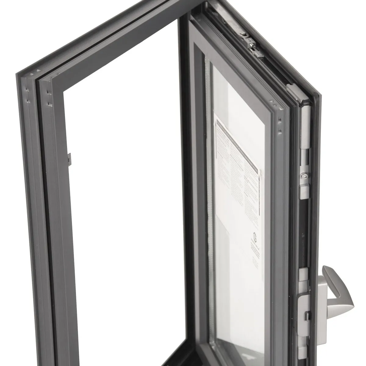 New Jersey cheap high quality double glass thermal insulated aluminum window NAMI made in China