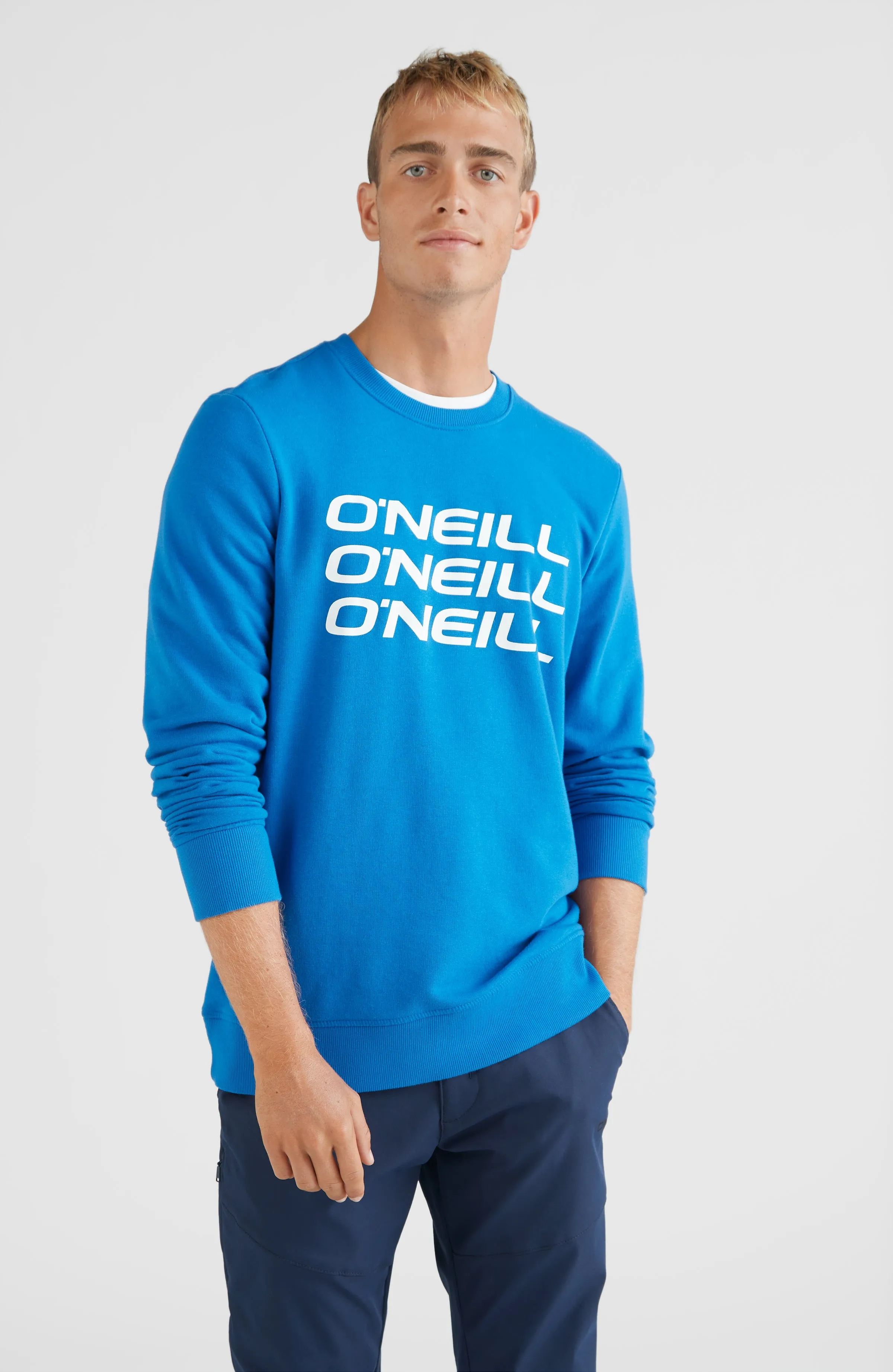 O'Neill Triple Stack Crew Sweatshirt | Victoria Blue -A