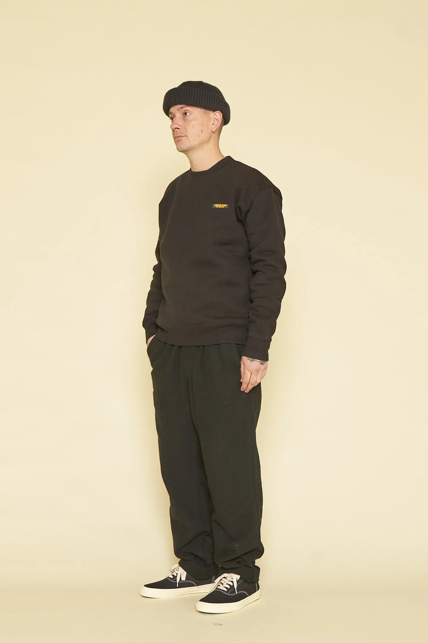 Rats Classic Crew Neck Sweatshirt - Black