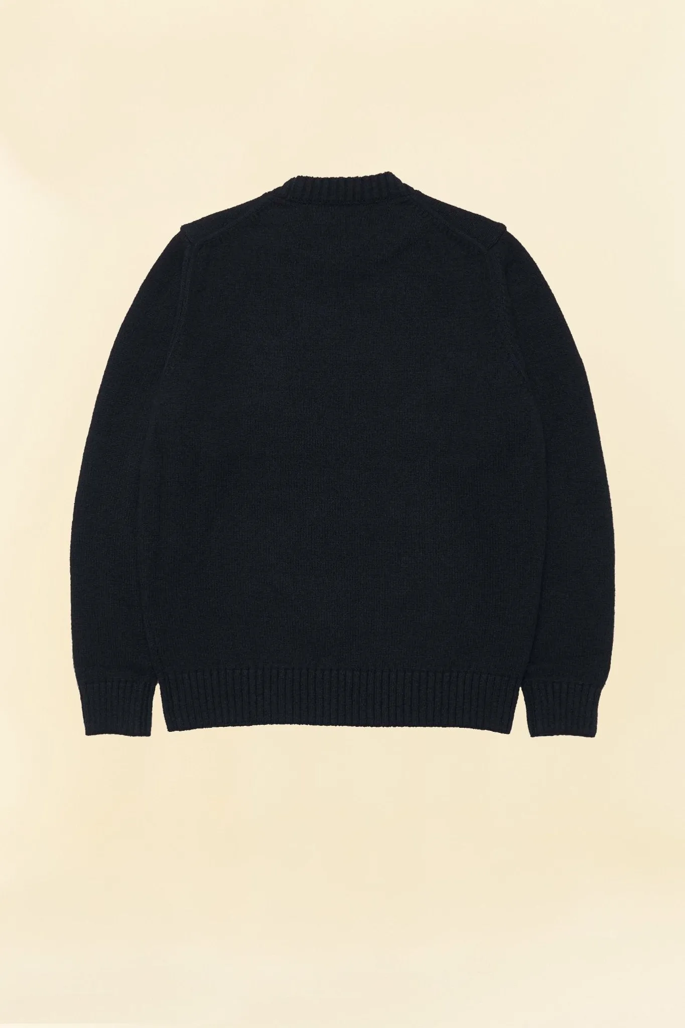 Rats Summer Cotton Knit Sweatshirt - Black