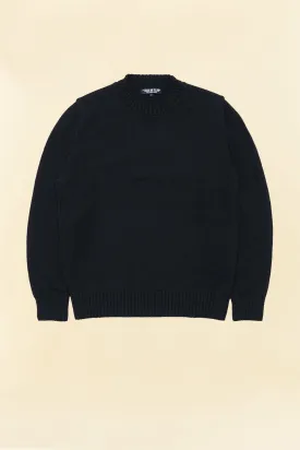 Rats Summer Cotton Knit Sweatshirt - Black