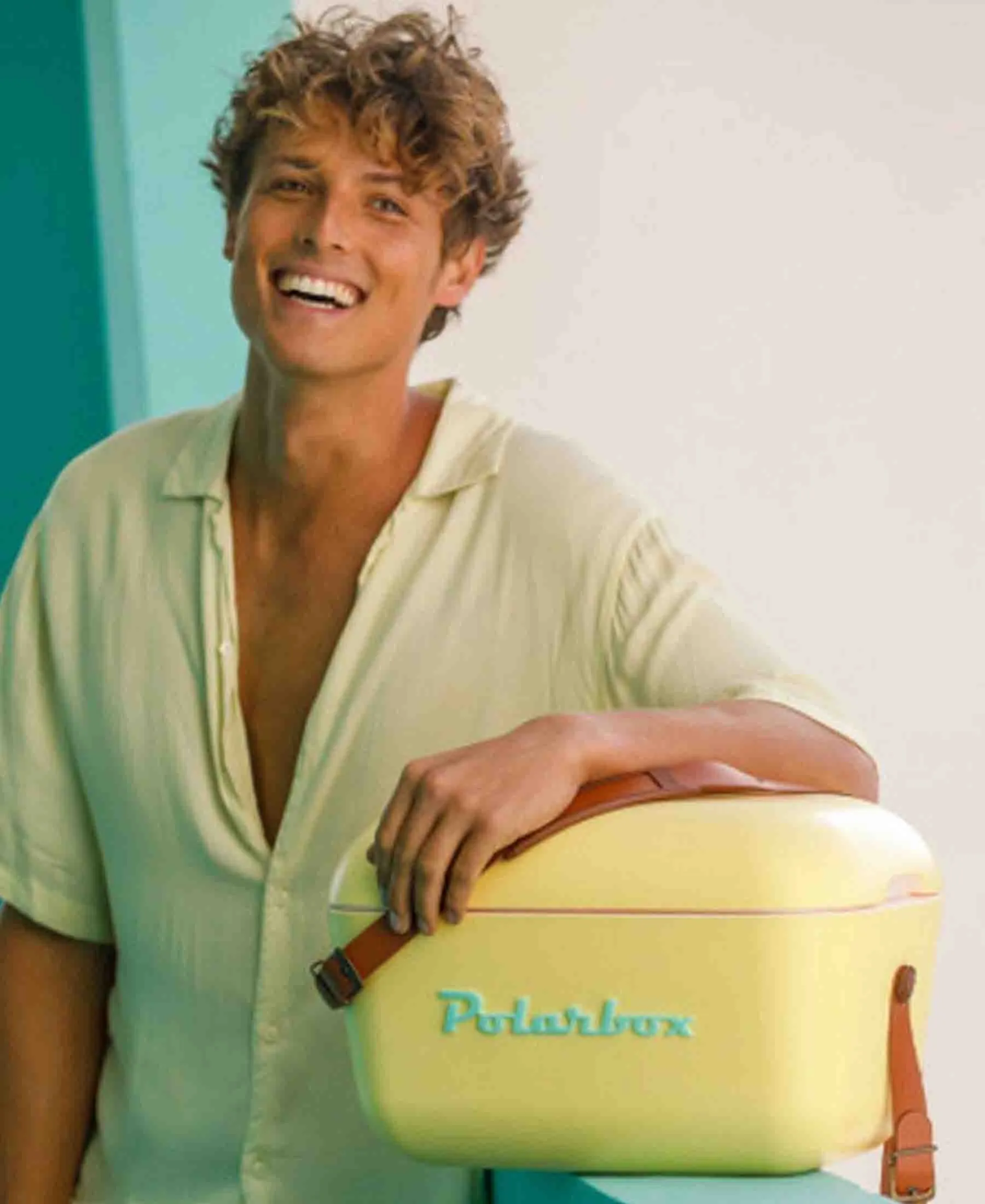 Retro 12L Polarbox Cooler - yellow