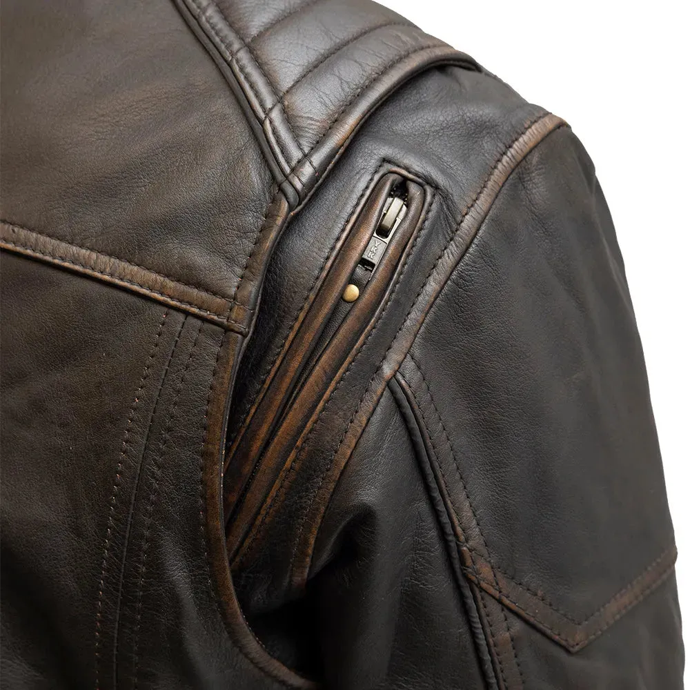 Rider Club - Men's Leather Motorcycle Jacket