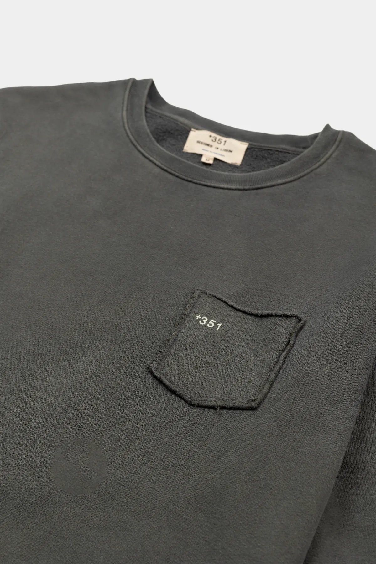 SWEATSHIRT ESSENTIAL CHARCOAL