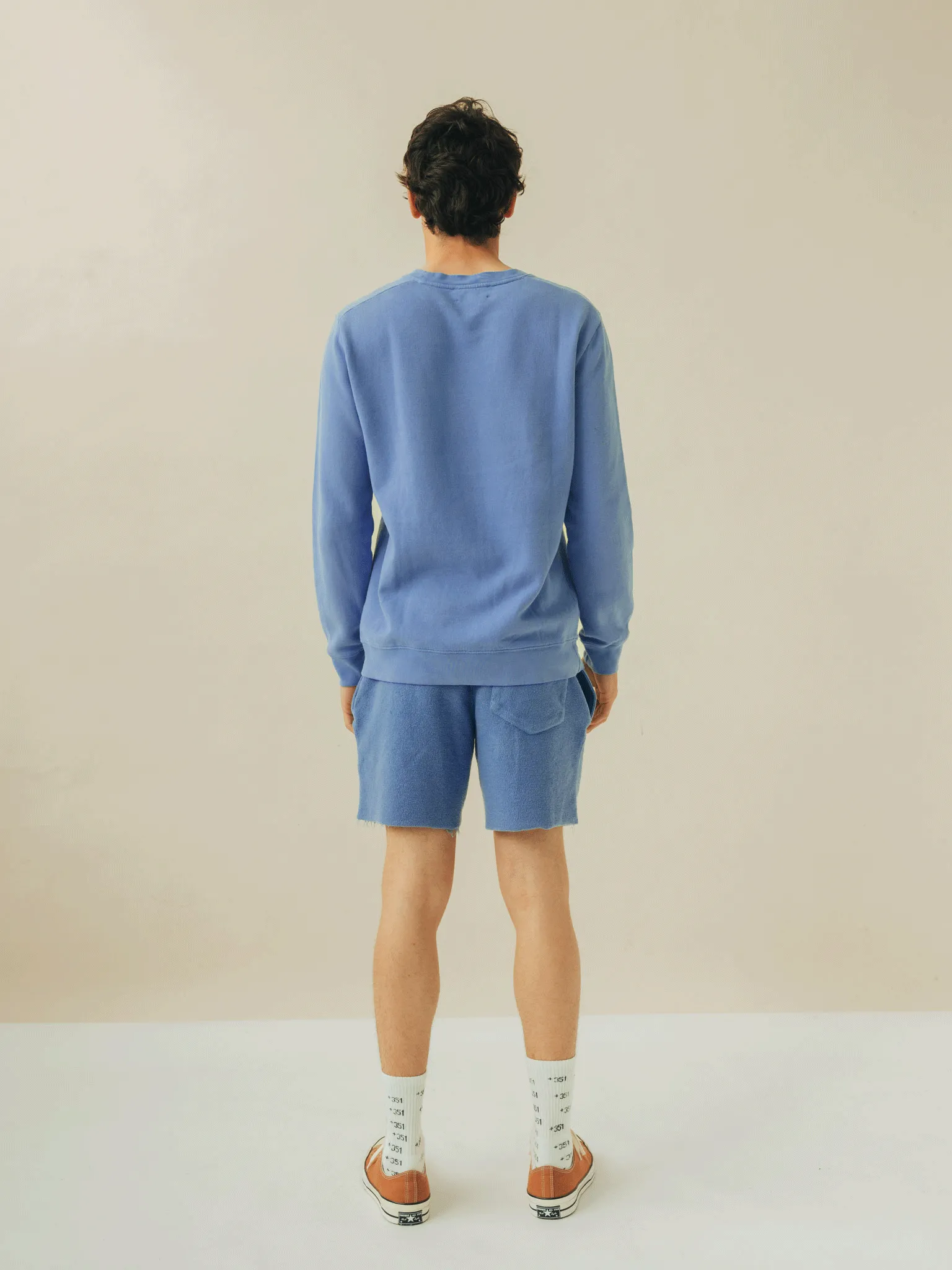 SWEATSHIRT ESSENTIAL DENIM BLUE