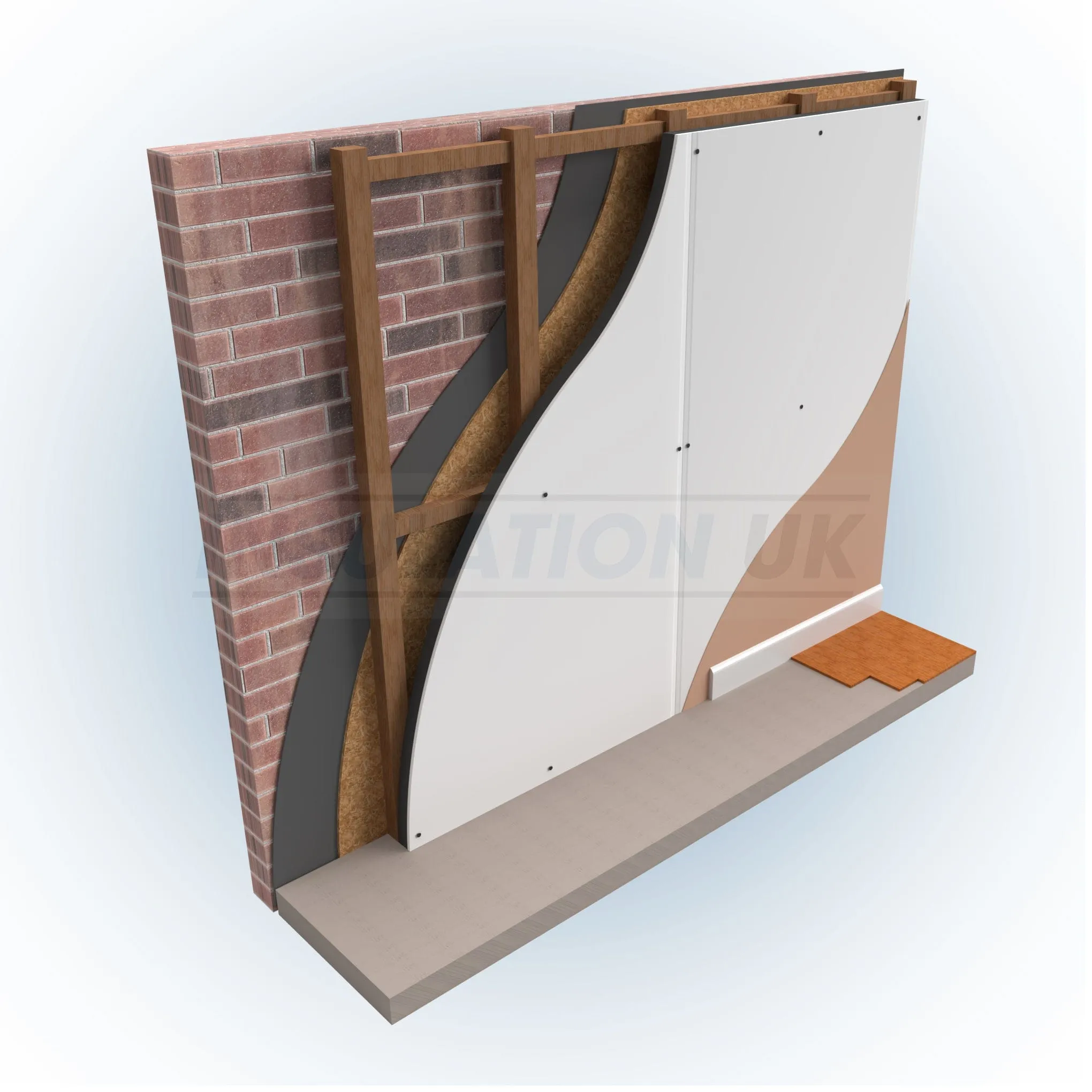 Tekwarm HP  Insulated Plasterboard | 2400mm x 1200mm | Bulk Buy