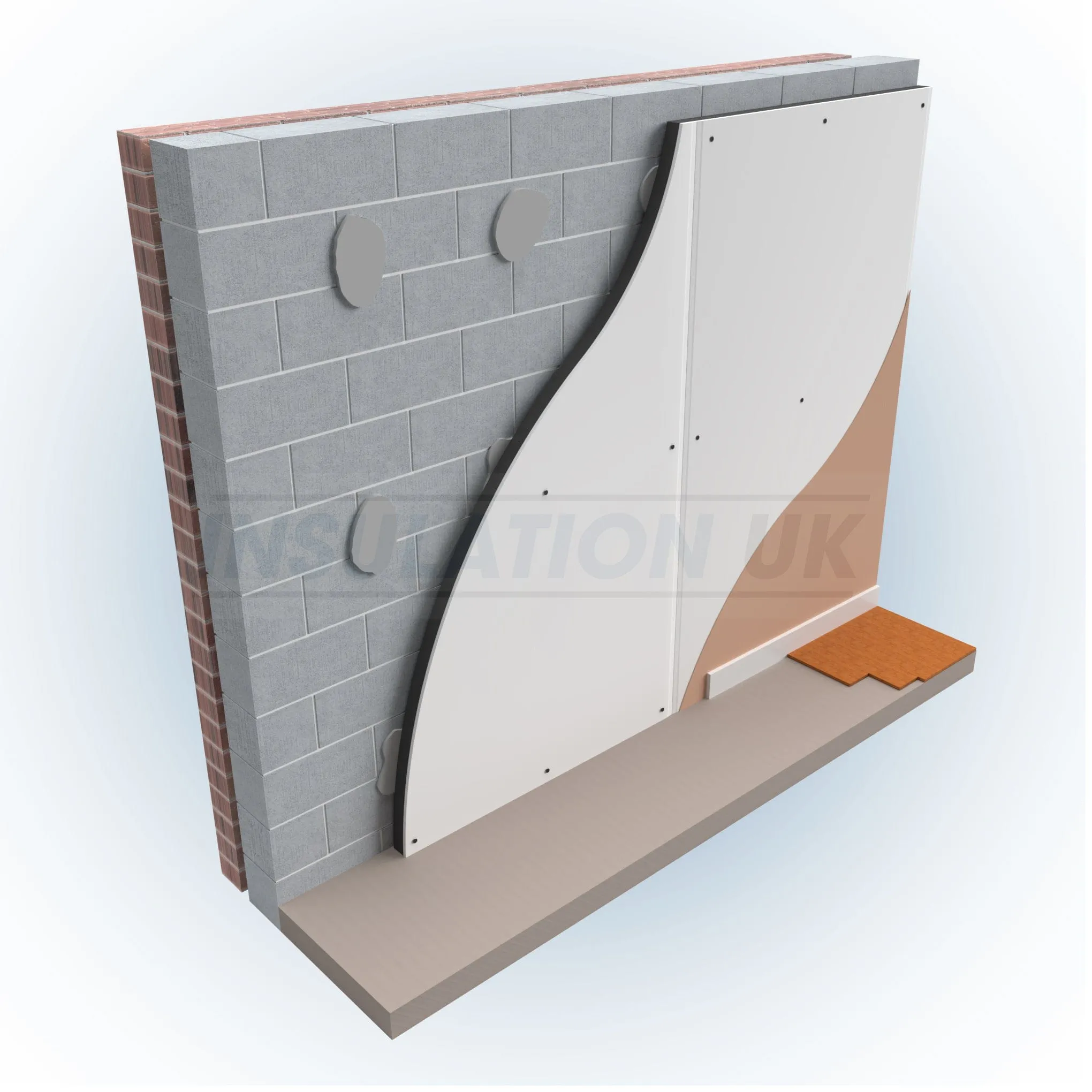 Tekwarm HP  Insulated Plasterboard | 2400mm x 1200mm | Bulk Buy