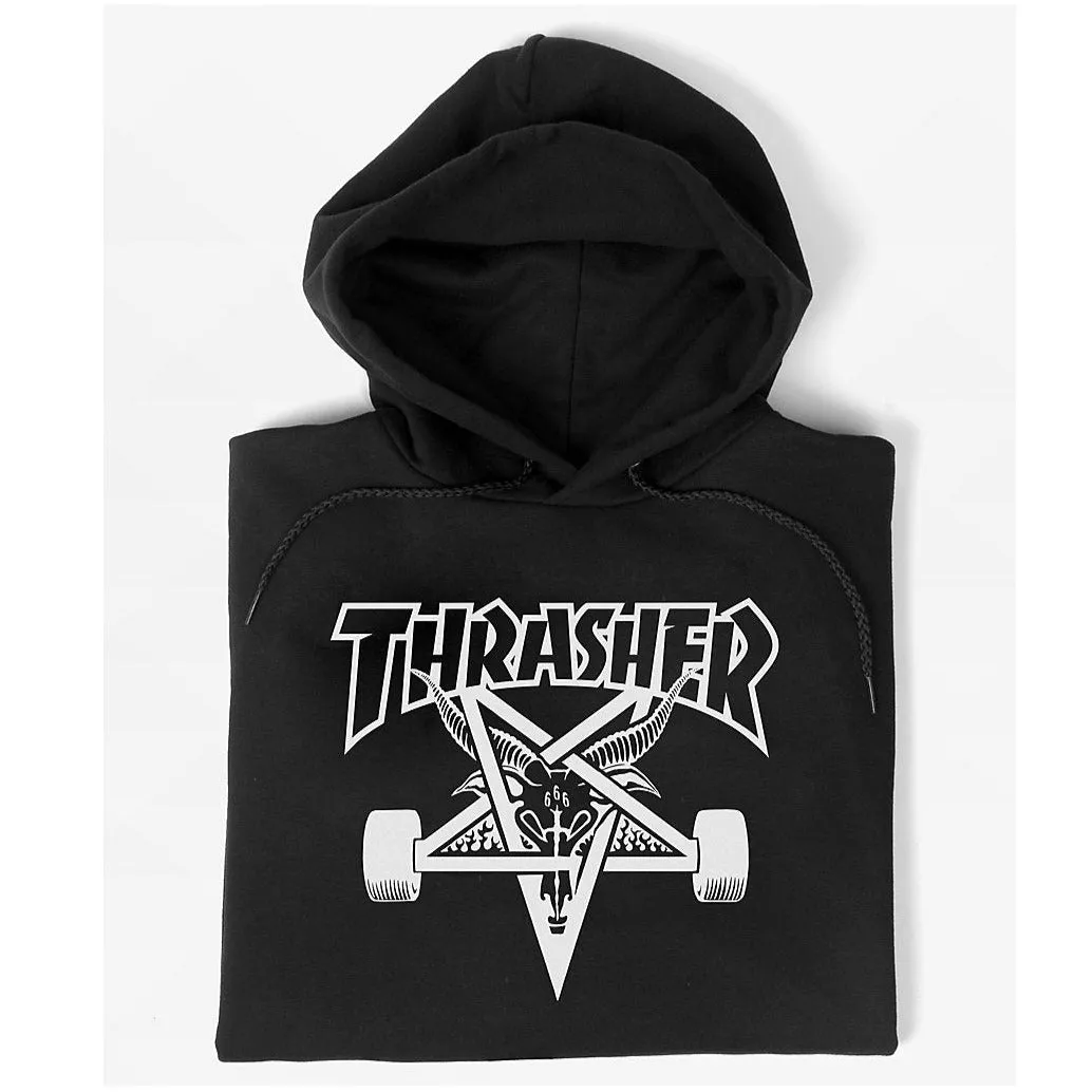 THRASHER SKATEGOAT HOOD BLACK