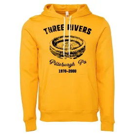 Three Rivers Pullover Hoodie | Three Rivers Gold Pullover Hoodie