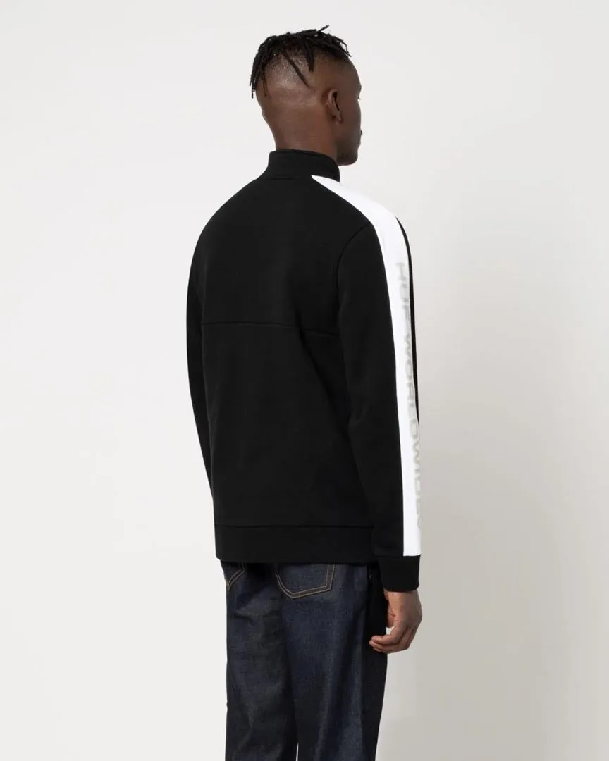 Tribeca Quarter Zip Fleec Sweatshirt - Black