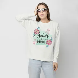 WOMEN'S FLEECE GRAPHIC SWEATSHIRT